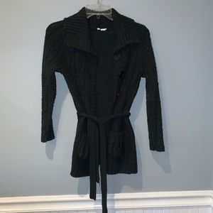 Kids’ Black Knitted Sweater
